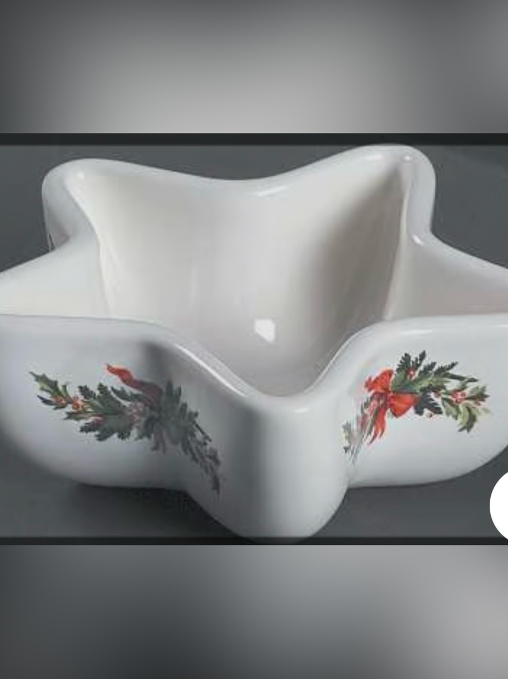 Pfaltzgraff Christmas Heritage Star Dish